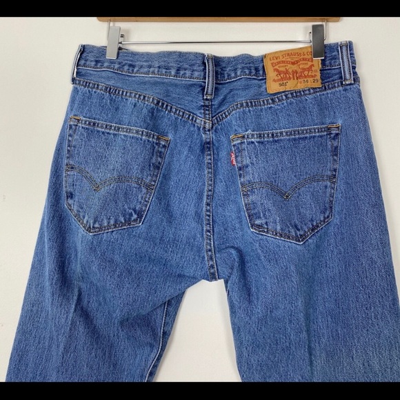 Y2K LEVI’S 501 High Waist Button Fly Jeans - Picture 3 of 4